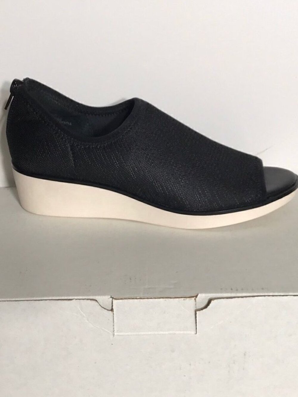 Lori Goldstein Stretch Knit Slip On Wedge